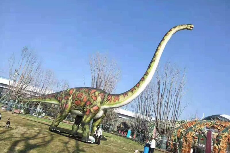 Installation of simulated dinosaurs in Fu Sui,China-Projects