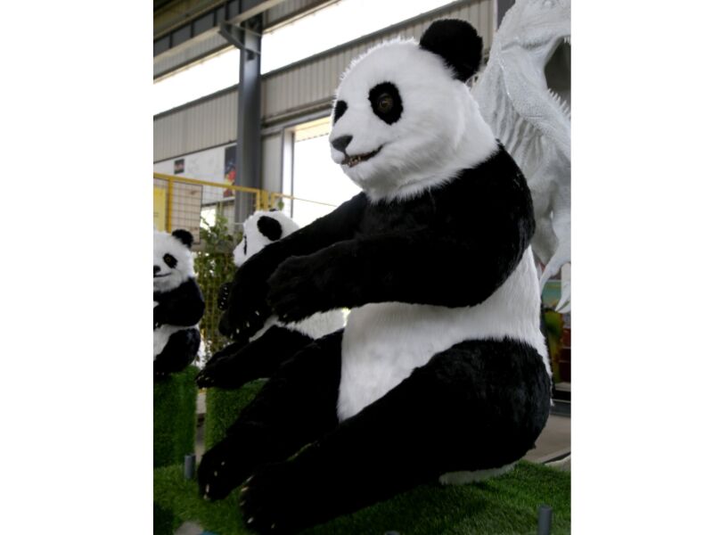 Animatronic Animal-Panda Indoor Amusement Park Animal Attraction