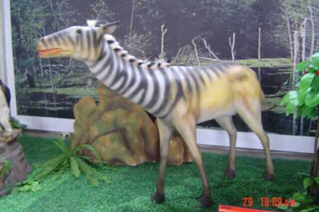 Animatronic Animal-Zebra Indoor Exhibits For Museum