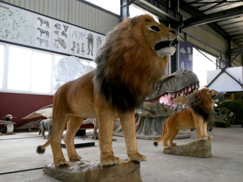 Animatronic Animal Lion Model