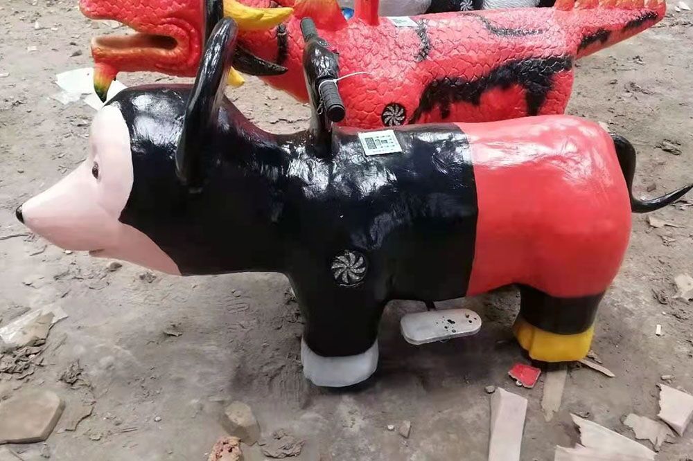 Triceratops Toy Car for Kids Playground