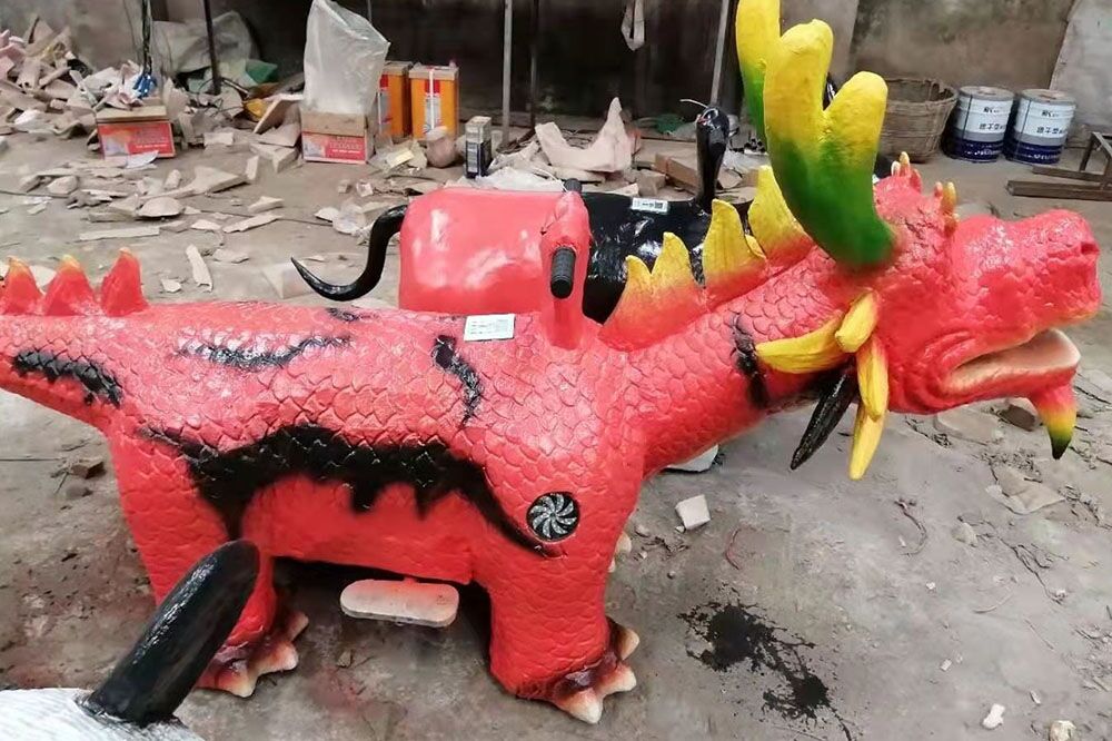 Triceratops Toy Car for Kids Playground