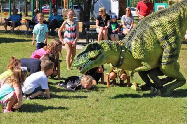 Realistic Dinosaur Costume For Dinosaur Party