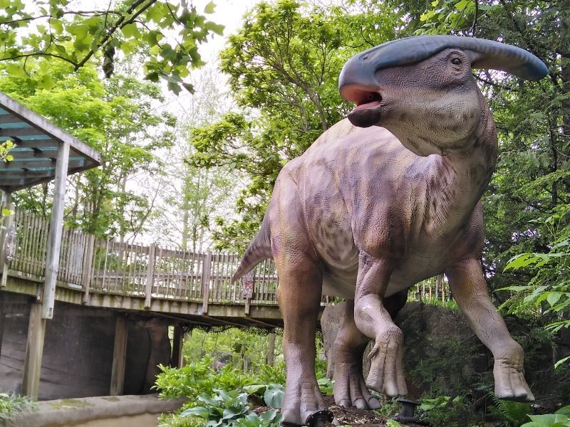 Life Size Animatronic Dinosaur Parasaurolophus Zoo