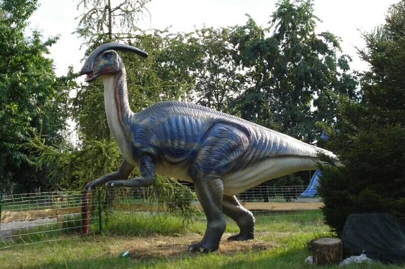 Life Size Animatronic Dinosaur Parasaurolophus Zoo