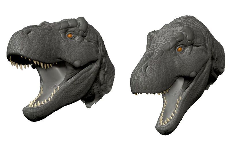 Animatronic Dinosaur T-Rex Head Model