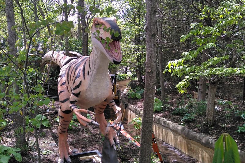 Animatronic Dinosaur Model Display